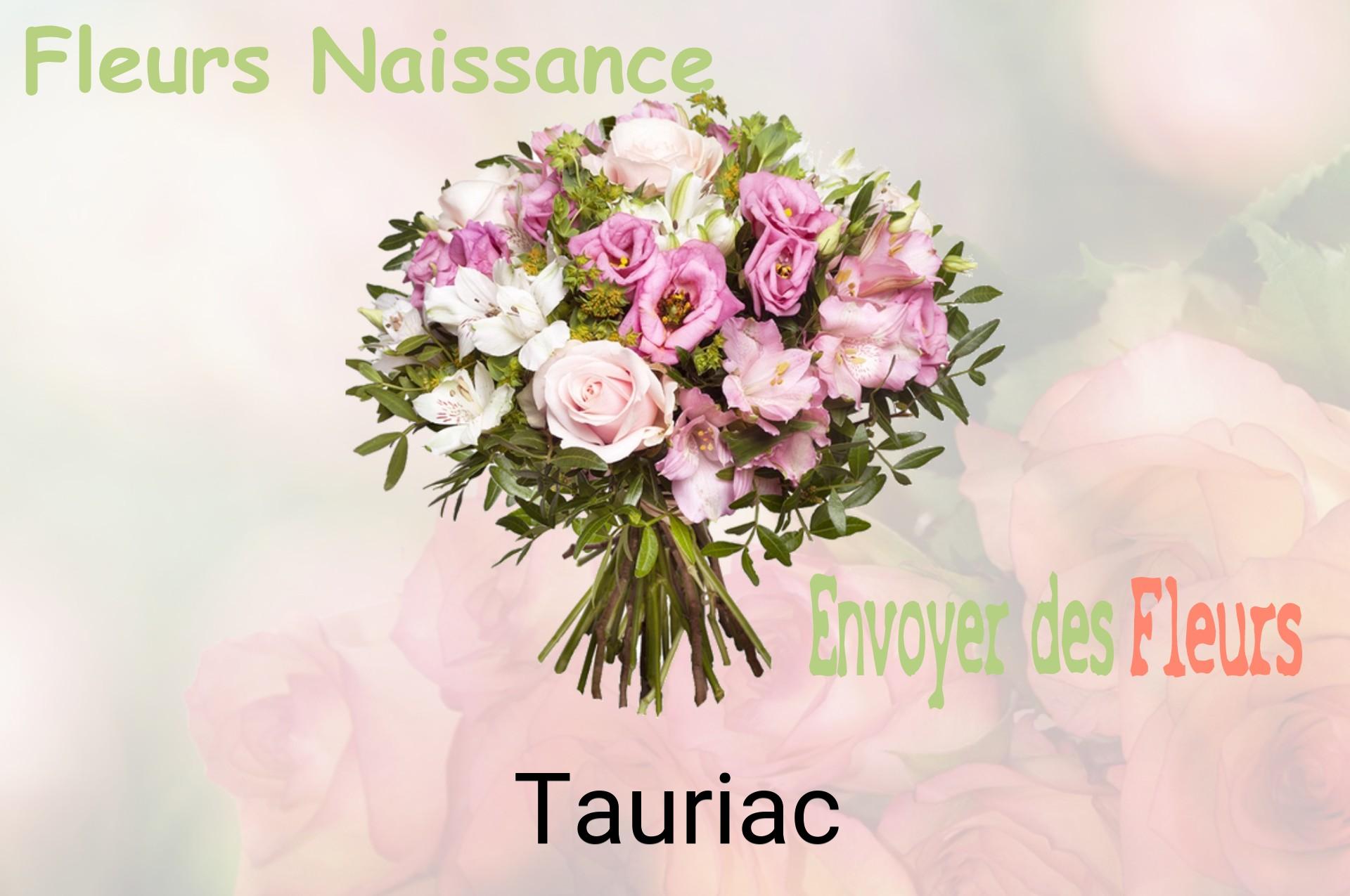Bouquet de fleurs de naissance livré à Tauriac